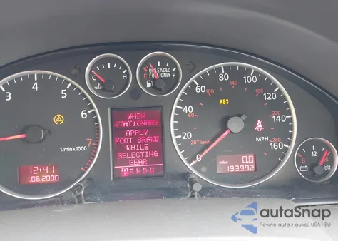 2004 Audi A6 2.7T S-Line z USA, uszkodzony, nr VIN WAUCD64B04N076324